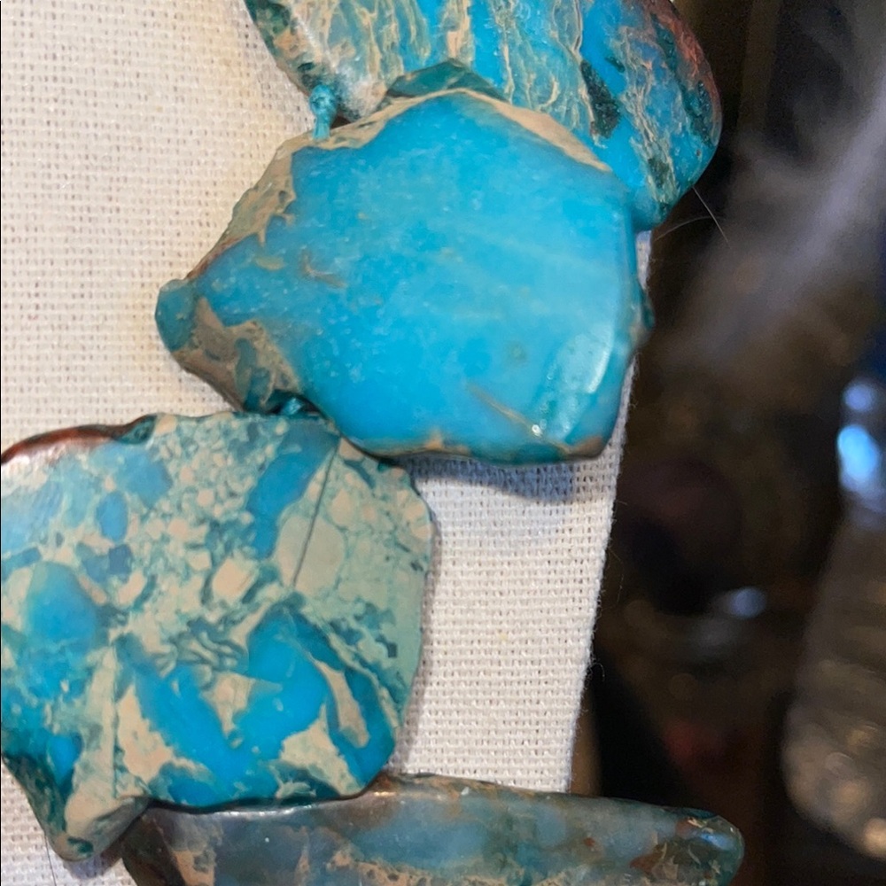 Sea Sefiment Jasper Necklace LUCAS LAMETH - Picture 9 of 16